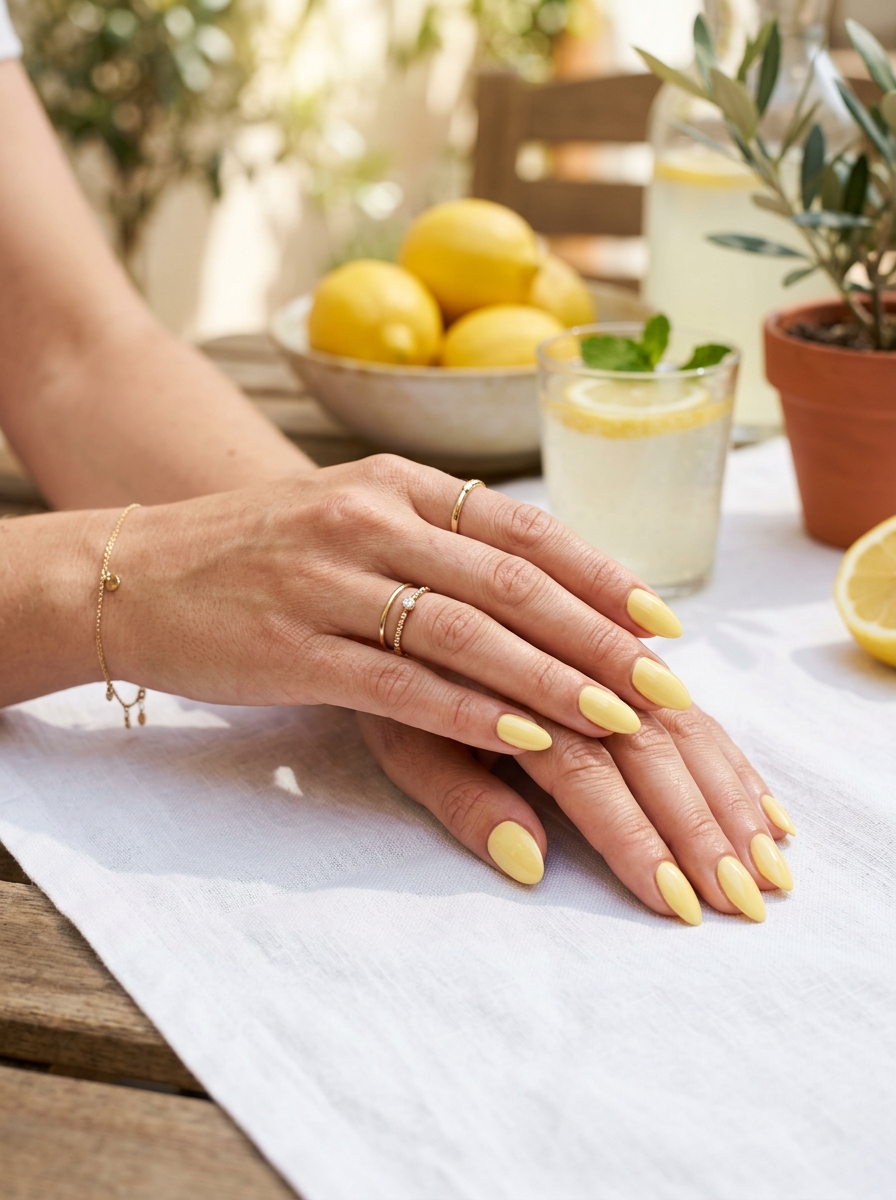 Lemonade Nails